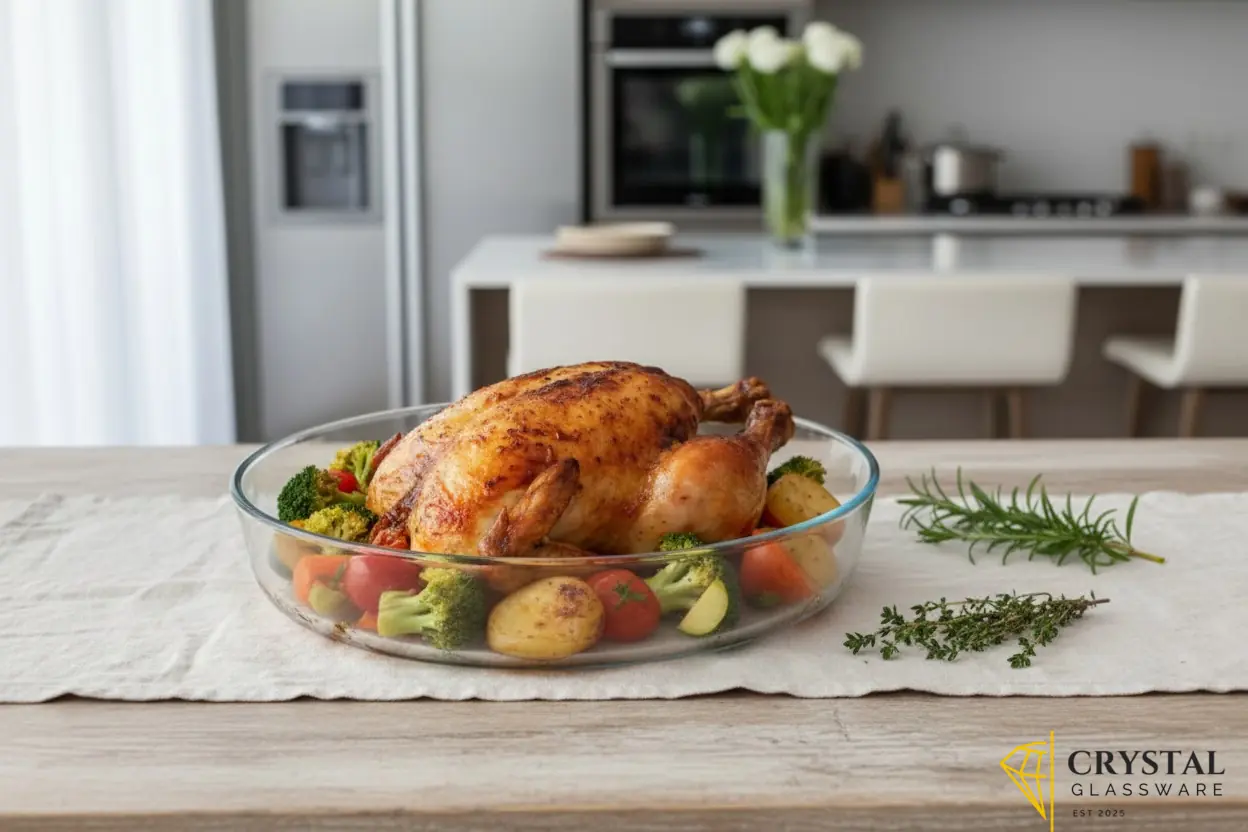 Delisoga glass roaster dish